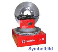 2x BREMBO Bremsscheibe BREMBO XTRA LINE 09.9145.1X