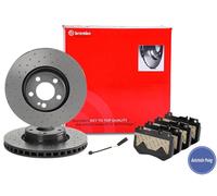 BREMBO BREMSENSATZ WK VORNE 318MM MERCEDES BENZ C KLASSE C180 C200 C220 W205