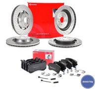 BREMBO BREMSENSET KOMPLETT WK VORNE & HINTEN MERCEDES AMG C63 S SL63 W205 R231