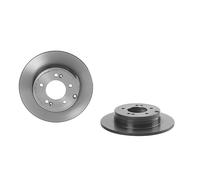 Brembo Bremsscheibe 08.A708.11 Coated Disc Line hinten voll 284 mm für Hyundai Grandeur 2.4