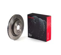 BREMBO Bremsscheibe hinten rechts links Geschlitzt 360mm für MERCEDES-BENZ 09.B879.1S