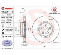 BREMBO Bremsscheiben Innenbelüftet Vorne Rechts Links für BMW 5 X3 X4 Z4 TOYOTA Supra 3