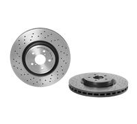 BREMBO Bremsscheibe XTRA LINE vorne rechts links Gelocht 326mm für SUBARU 09.7812.1X
