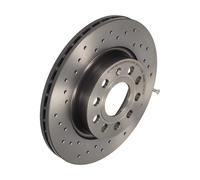 Bremsscheibe BREMBO 09.9167.1X, vorne, gelocht, belüftet, perforiert, 1 Stück
