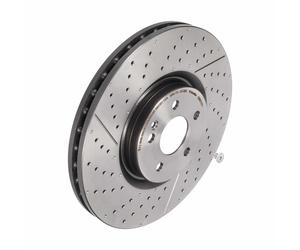 BREMBO Bremsscheibe 09b91311 Geschlitzt/Gelocht 350mm 32mm für Mercedes