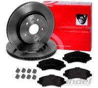 brembo BREMSSCHEIBE 302mm + BELÄGE VORNE für JEEP CHEROKEE KK + DODGE NITRO