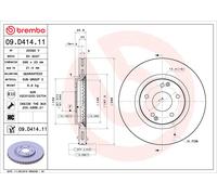 BREMBO Bremsscheibe COATED DISC LINE 09d41411 298mm 23mm für SSANGYONG