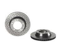 2X BREMBO BREMSSCHEIBEN 299mm GELOCHT/INNENBEL. HINTEN PASSEND FÜR PORSCHE 911