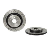 2x BREMBO Bremsscheiben HINTEN MERCEDES-BENZ ML 63 AMG GLE W166 / C292 + GL X166