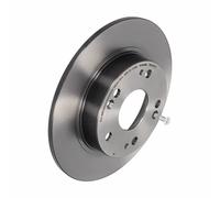 Bremsscheibe BREMBO 08A14711 hinten, voll, 1 Stück