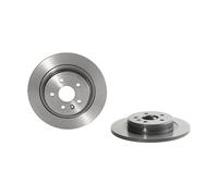 Bremsscheibe BREMBO 08D75711 hinten, voll, 1 Stück