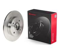 Bremsscheibe BREMBO 08.9512.17, hinten, voll, 1 Stück
