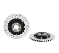 BREMBO Bremsscheibe TWO-PIECE FLOATING DISCS LINE hinten rechts links Gelocht/innenbel. 380mm für NISSAN 09.A190.33