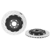 BREMBO Bremsscheibe TWO-PIECE FLOATING DISCS LINE hinten rechts links innenbelüftet 360mm für MERCEDES-BENZ 09.9315.23