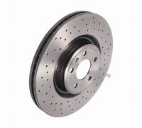 BREMBO Bremsscheibe vorne rechts links innenbelüftet 345mm für AUDI PORSCHE 95B615301B 4G0615301 4G0615301AF 09.B970.1X