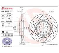BREMBO Bremsscheiben Innenbelüftet Vorne Rechts Links für MASERATI Quattroporte V Grancabrio Gran Turismo