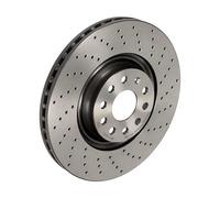 BREMBO XTRA LINE Bremsscheibe Gelocht/innenbel. 340mm für SKODA VW SEAT AUDI 09.C306.1X
