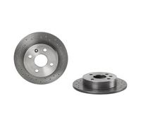 BREMBO Bremsscheibe, BREMBO Xtra, 1Stück, Gelocht, hinten , L/R, außendurchmesser 240 mm, dicke 10 mm, passt zu: CHEVROLET ASTRA, CORSA, OPEL ASTRA G, ASTRA G CLASSIC, ASTRA G/KOMBI 1.2-2.0D 08.94- 08.7626.1X