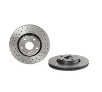 BREMBO Bremsscheibe XTRA LINE vorne rechts links Gelocht 295mm für TOYOTA 09.A914.1X