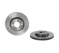 BREMBO Bremsscheibe XTRA LINE vorne rechts links Gelocht/innenbel. 260mm für RENAULT DACIA NISSAN 402064911R 4020600Q1M 8671016813 09.9078.1X