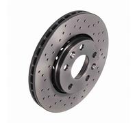 BREMBO Bremsscheibe XTRA LINE vorne rechts links Gelocht/innenbel. 280mm für RENAULT DACIA NISSAN 09.A727.1X