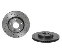 2x BREMBO Bremsscheibe BREMBO XTRA LINE 09.A455.1X