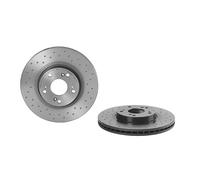BREMBO Bremsscheibe XTRA LINE vorne rechts links Gelocht/innenbel. 296mm für HONDA 09.B270.1X