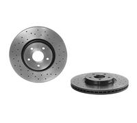 BREMBO Bremsscheibe XTRA LINE vorne rechts links Gelocht/innenbel. 320mm für FORD VOLVO 09.A728.1X