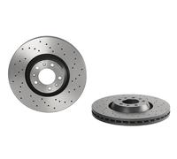 BREMBO Bremsscheibe XTRA LINE vorne rechts links Gelocht/innenbel. 330mm für PEUGEOT CITROËN 09.8670.1X