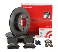 BREMBO Bremsscheiben Ø 230mm Beläge für AUDI A3 8L VW GOLF 4 POLO 9N 6R hinten