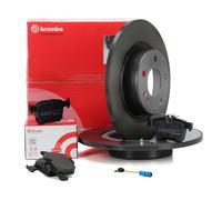 BREMBO Bremsscheiben Ø 300mm Beläge Wako für MERCEDES C-KLASSE W205 S205 hinten
