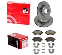 Brembo Bremsscheiben 240mm + Beläge Hinten Passend Für Opel Corsa C Bremsscheibe: Opel: 569112 Opel: 9196592 Vauxhall: 9196592 Ackoja: A3240008 Opt