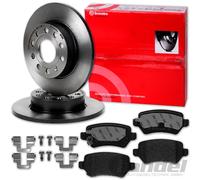 brembo BREMSSCHEIBEN 240mm + BELÄGE HINTEN passend für OPEL MERIVA A