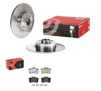 Brembo Bremsscheiben 270mm + Xtra Beläge Hinten Passend Für Megane 2 + Scenic 2 Bremsbelagsatz Scheibenbremse: Opel: 3649110 Peugeot: 1631831780 Re