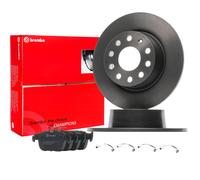 BREMBO Bremsscheiben 272mm + Beläge Hinten für OCTAVIA IV NN3 NX3 PV3 NX5 PV5