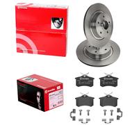 brembo BREMSSCHEIBEN 274mm + BELÄGE HINTEN passend für RENAULT GRAND SCENIC 2 II