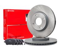 BREMBO Bremsscheiben 278mm TRW Beläge Vorne für FORD FIESTA 6 B-MAX TURNEO B460