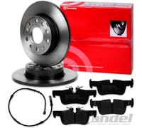 brembo BREMSSCHEIBEN 280mm + BELÄGE HINTEN passend für BMW X1 F48 + X2 F39