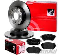 brembo BREMSSCHEIBEN 290mm + BELÄGE HINTEN passend für NISSAN QASHQAI II 2 J11