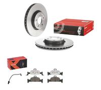 brembo BREMSSCHEIBEN 318mm + XTRA BELÄGE VORNE passend für AUDI A6 A7 C8 4K