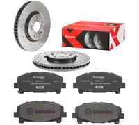 Brembo Bremsscheiben Ø330mm + Beläge + WaKo Vorne passend für Honda Accord 8 CU