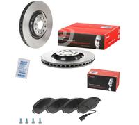 Brembo Bremsscheiben 340mm + Bremsbeläge Vorne passend für VW Passat B8 Golf 7
