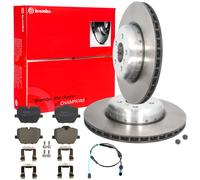 BREMBO Bremsscheiben 345 Beläge WAKO Hinten für BMW G42 G20-G23 M-Sportbremse