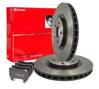 BREMBO Bremsscheiben 355mm + Bremsbeläge Vorne für CHEVROLET CAMARO 6.2