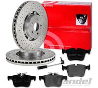 brembo BREMSSCHEIBEN 360mm + BELÄGE HINTEN passend für MERCEDES C 63 AMG W205