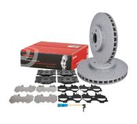 BREMBO Bremsscheiben 360mm + Beläge WAKO Vorne für MERCEDES W205 W213 4-MATIC