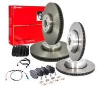 BREMBO Bremsscheiben 374/345mm Beläge Vorne Hinten für BMW G31 G32 M-Sportbremse