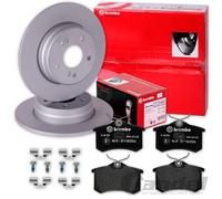 brembo BREMSSCHEIBEN + BELÄGE HINTEN für VW GOLF 4 BORA AUDI A3 TT SKODA OCTAVIA