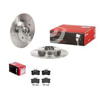 Brembo Bremsscheiben + Beläge Hinten Passend Für Opel Crossland X + Citroen C3 Bremsbelagsatz Scheibenbremse: Opel: 3649110 Peugeot: 1631831780 Ren