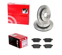 brembo BREMSSCHEIBEN + BELÄGE HINTEN passend für TOYOTA VERSO S PRIUS 3 LEXUS CT